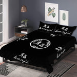 "Original Benji" Black (White logo) Polyester Quilt Bed Sets