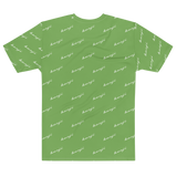 "Benji Stacked" Green (White logo) Men's T-shirt