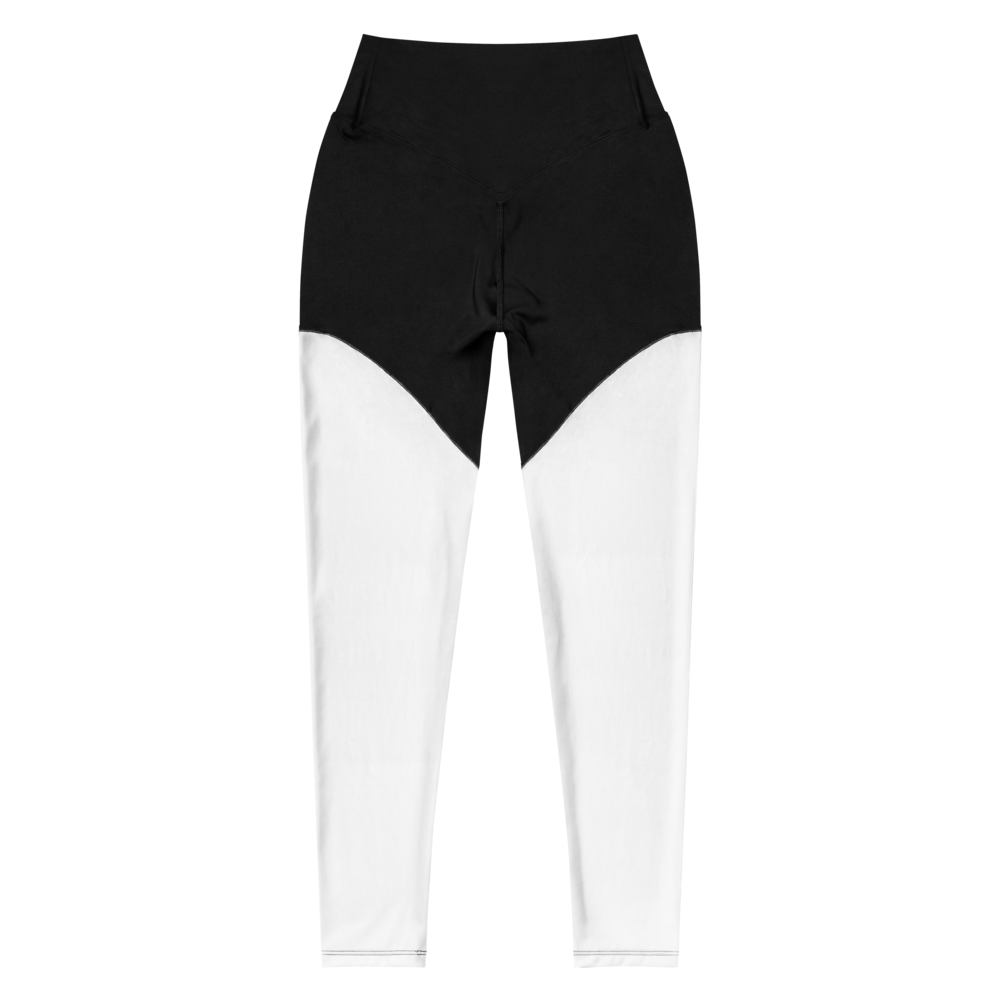 Sports Leggings With Deep Side Pockets in Black